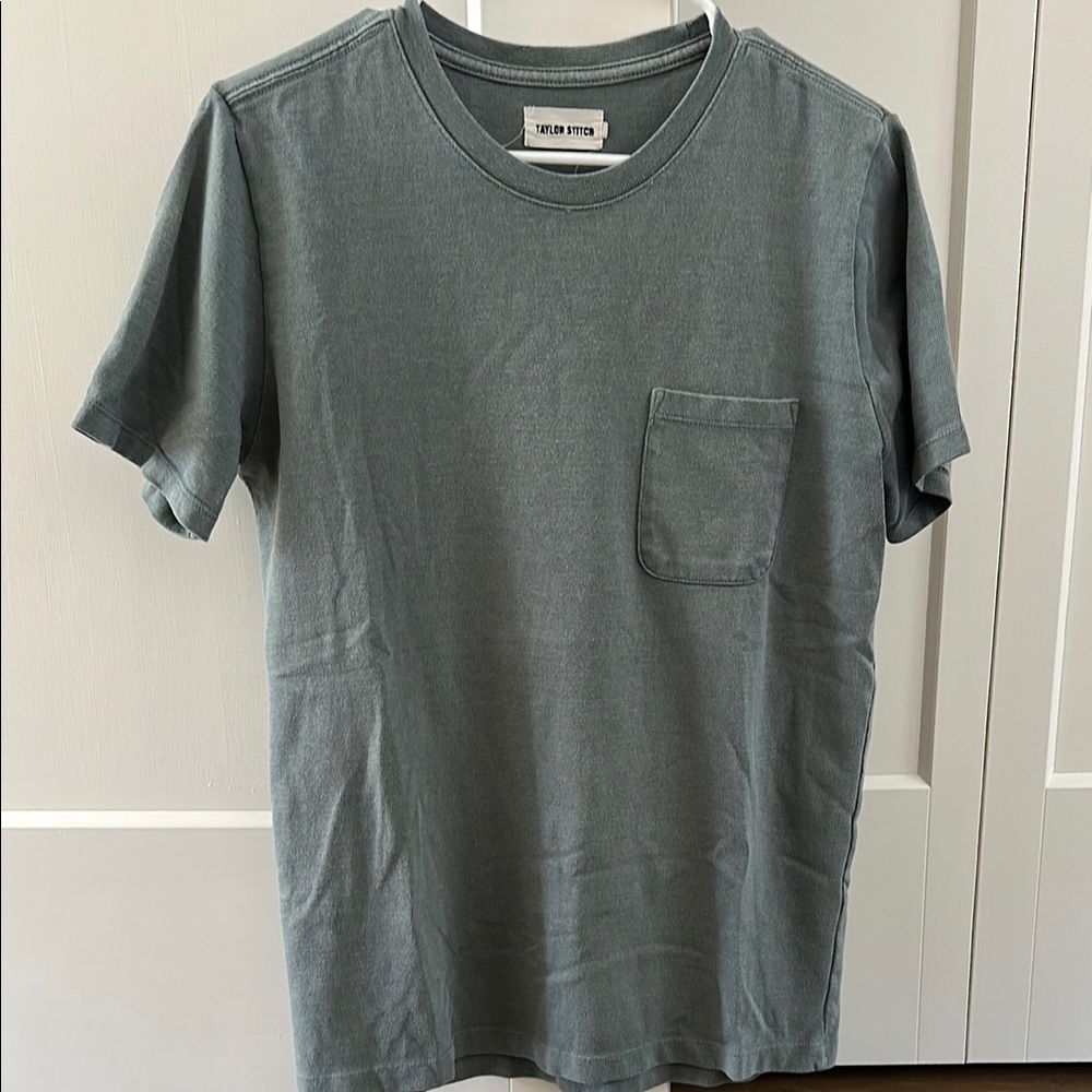Taylor Stitch Seafoam Crew Neck Heavy Bag T-Shirt